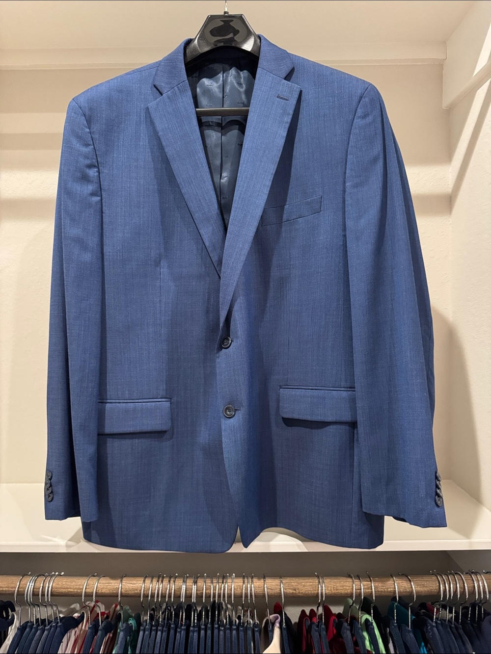 Michael Kors Men’s Blue Two-Button Suit Blazer